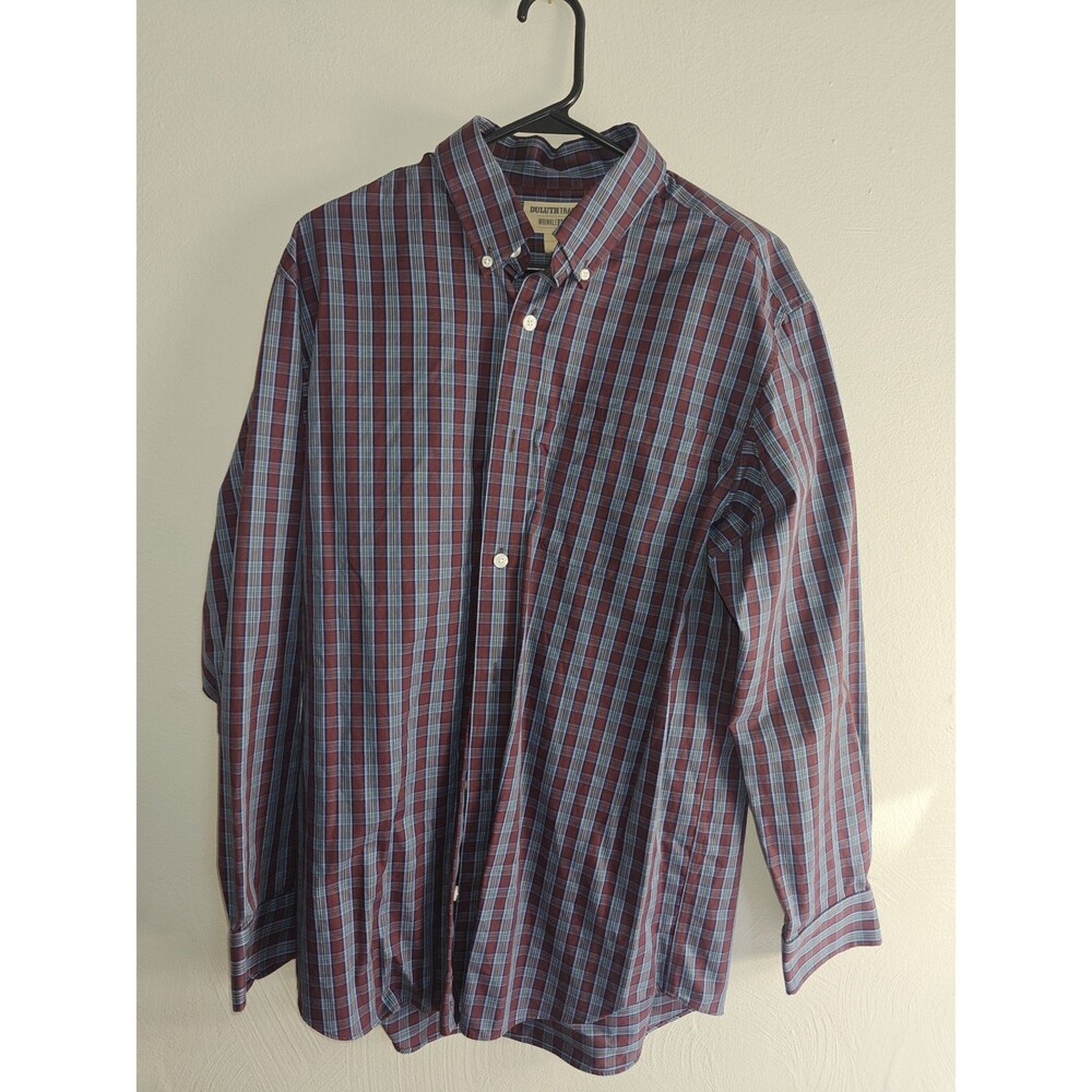Duluth Trading Wrinkle Fighter Long Sleeve Button Down Shirt Men's Medium